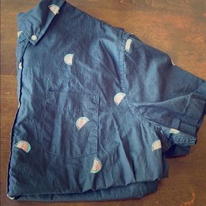 Urban Pipeline watermelon shirt sleeve button down